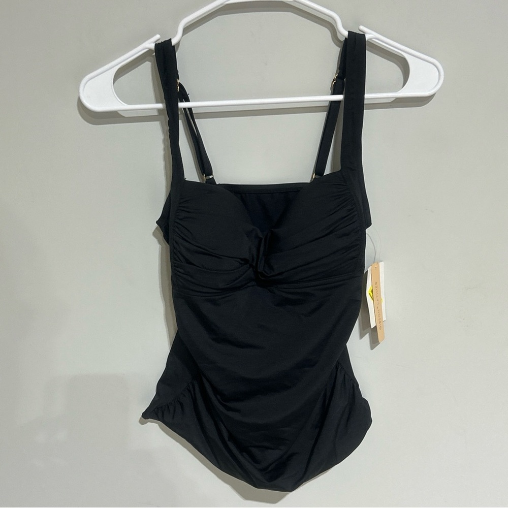 NWT Gibson Latimer BLACK swim Top size SMALL. MSRP 52. NEW WITH TAGS.